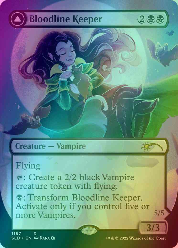 Bloodline Keeper // Lord of Lineage [1157] [Borderless] [From Cute to Brute] [Secret Lair Drop] [Foil]