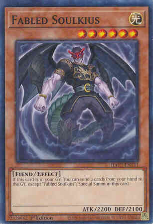 Fabled Soulkius - HAC1-EN131 - Duel Terminal Normal Parallel Rare - 1st Edition