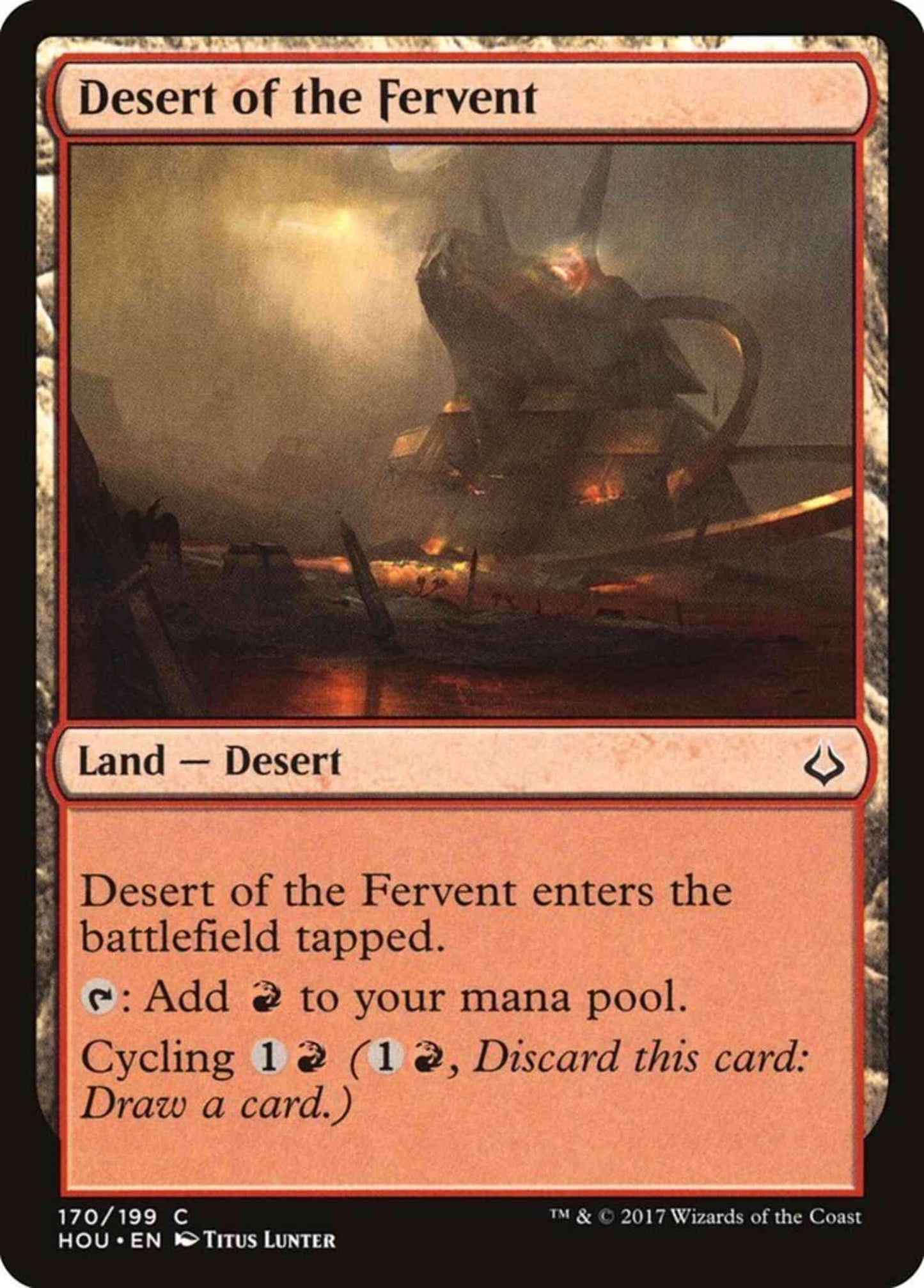 Desert of the Fervent [170] [Hour of Devastation] [Non-Foil]