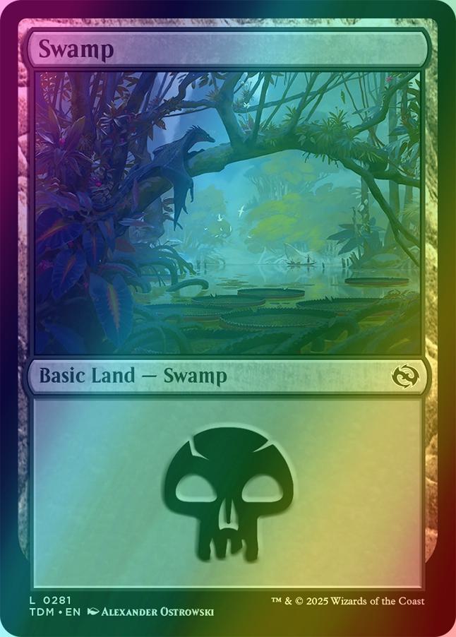 Swamp [281] [Tarkir: Dragonstorm] [Foil]
