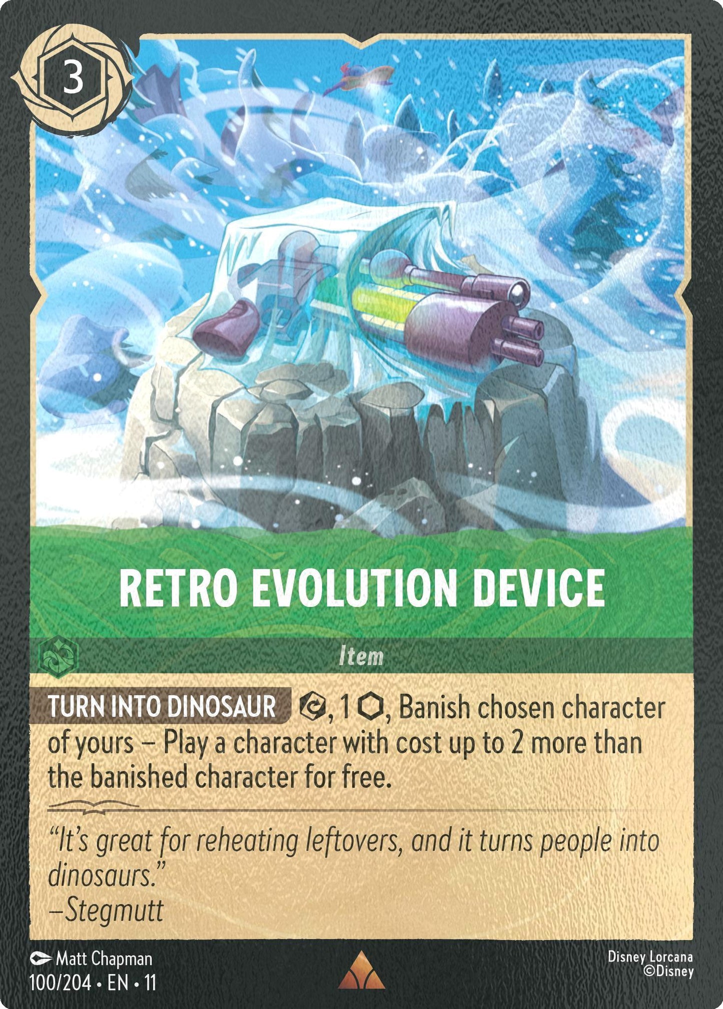 Retro Evolution Device - 100/204 [Winterspell] [Cold Foil]