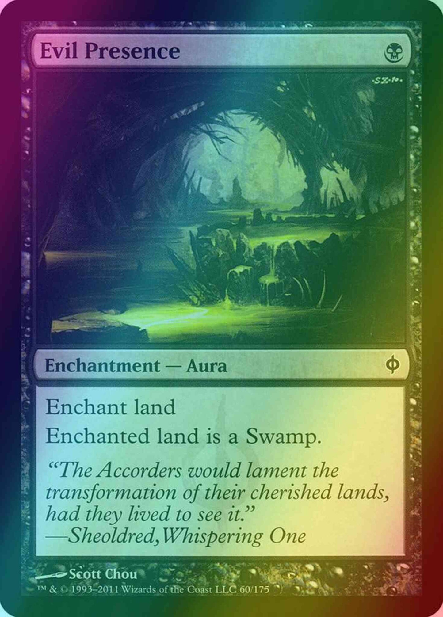 Evil Presence [60] [New Phyrexia] [Foil]