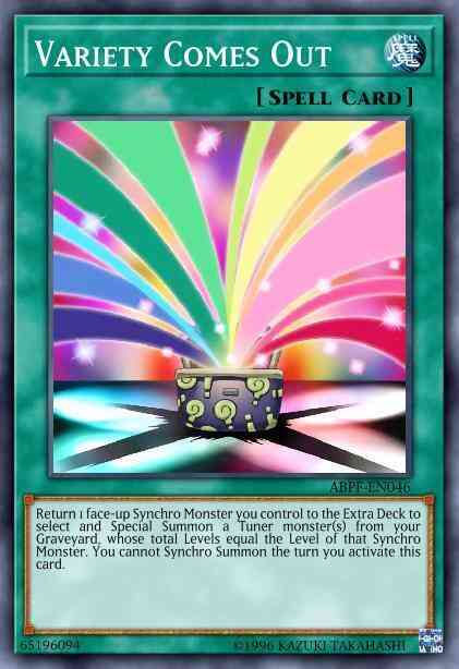 Variety Comes Out - DP10-EN020 - Common - Unlimited