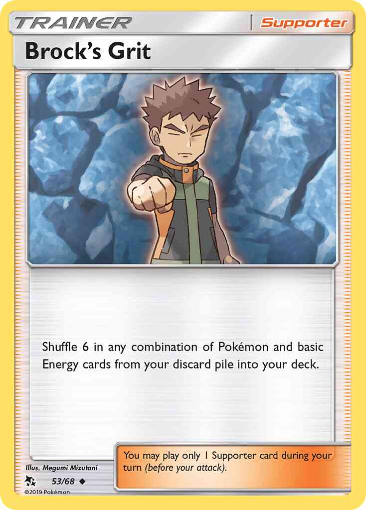 Brock's Grit - 53/68 - Uncommon [sm115-53] [Reverse Holo]