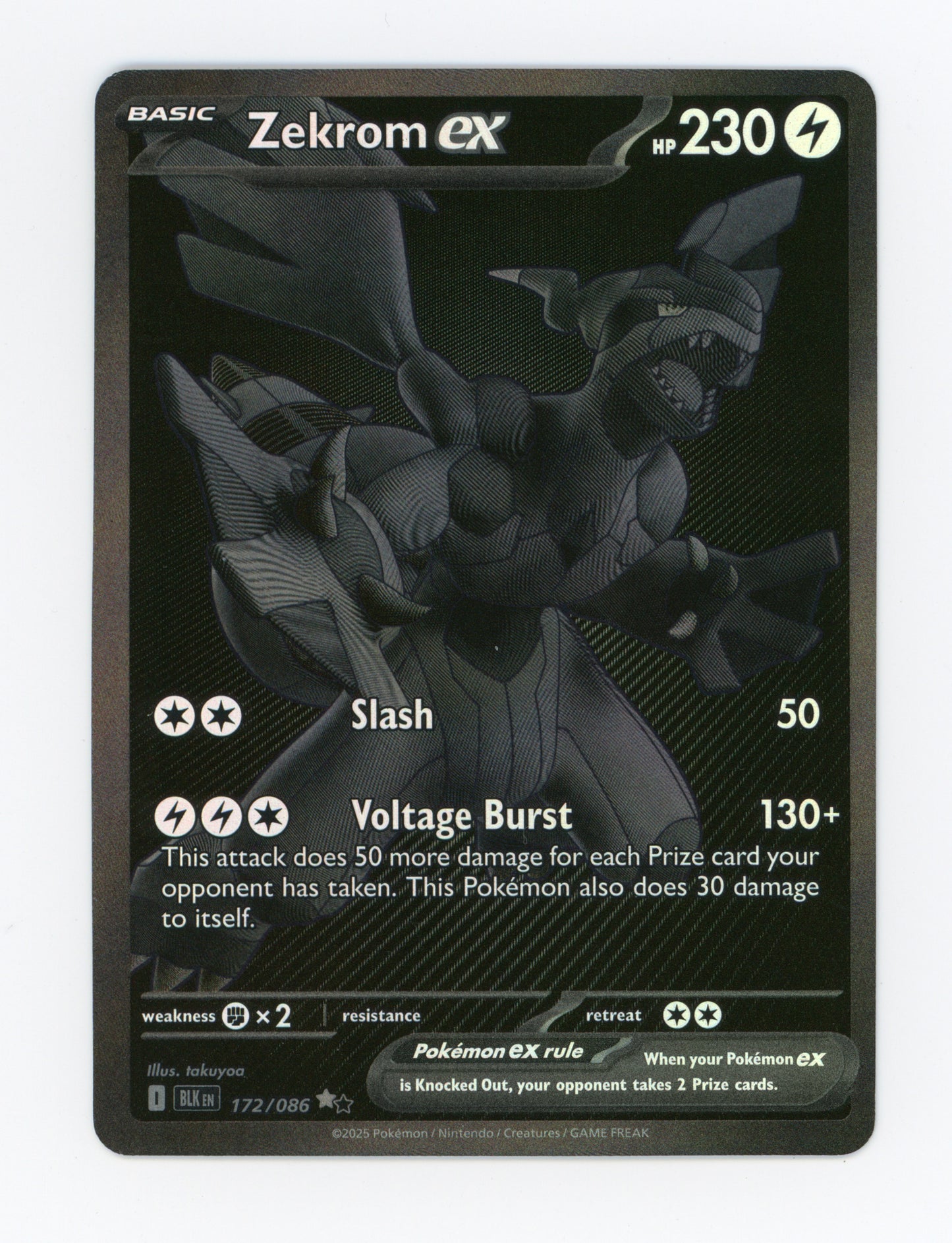 Zekrom ex — Black White Rare — ID 18997