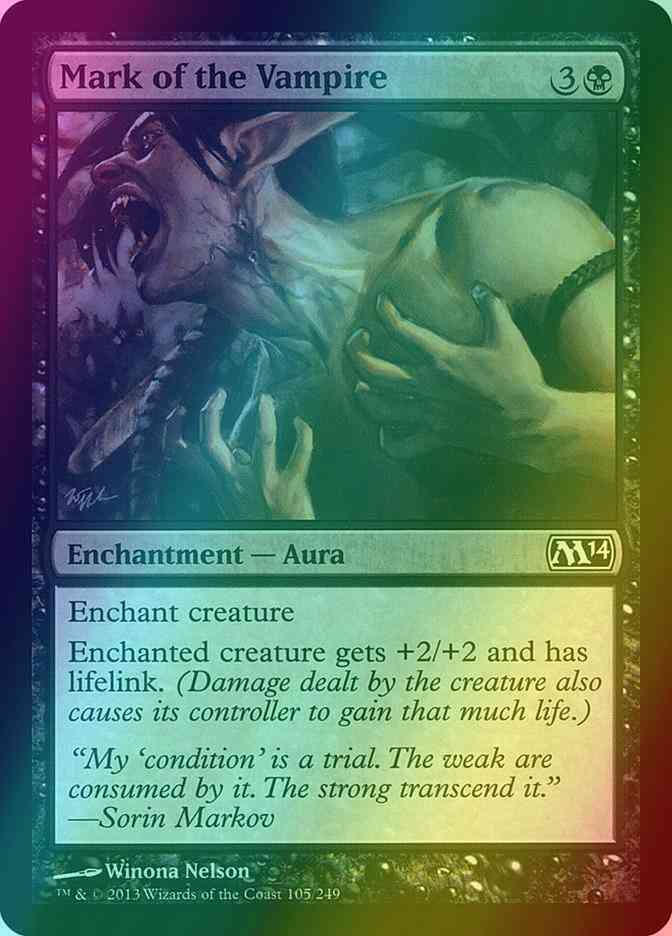 Mark of the Vampire [105] [Magic 2014] [Foil]