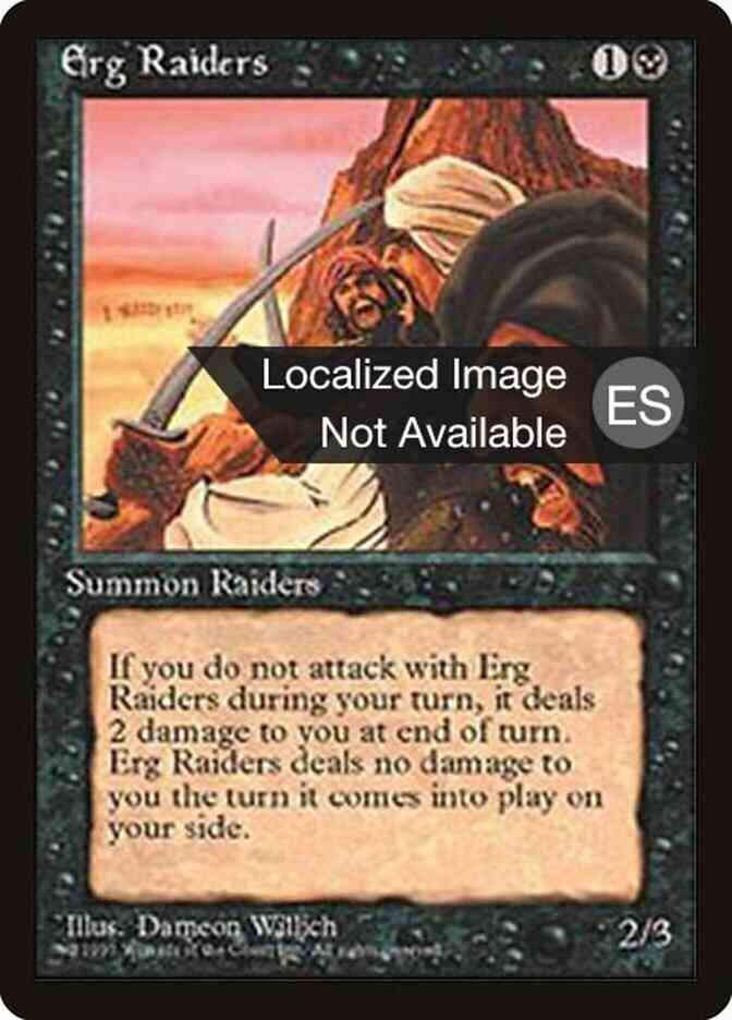 Erg Raiders - Japanese [135] [Fourth Edition Black Border: Japanese] [Non-Foil]