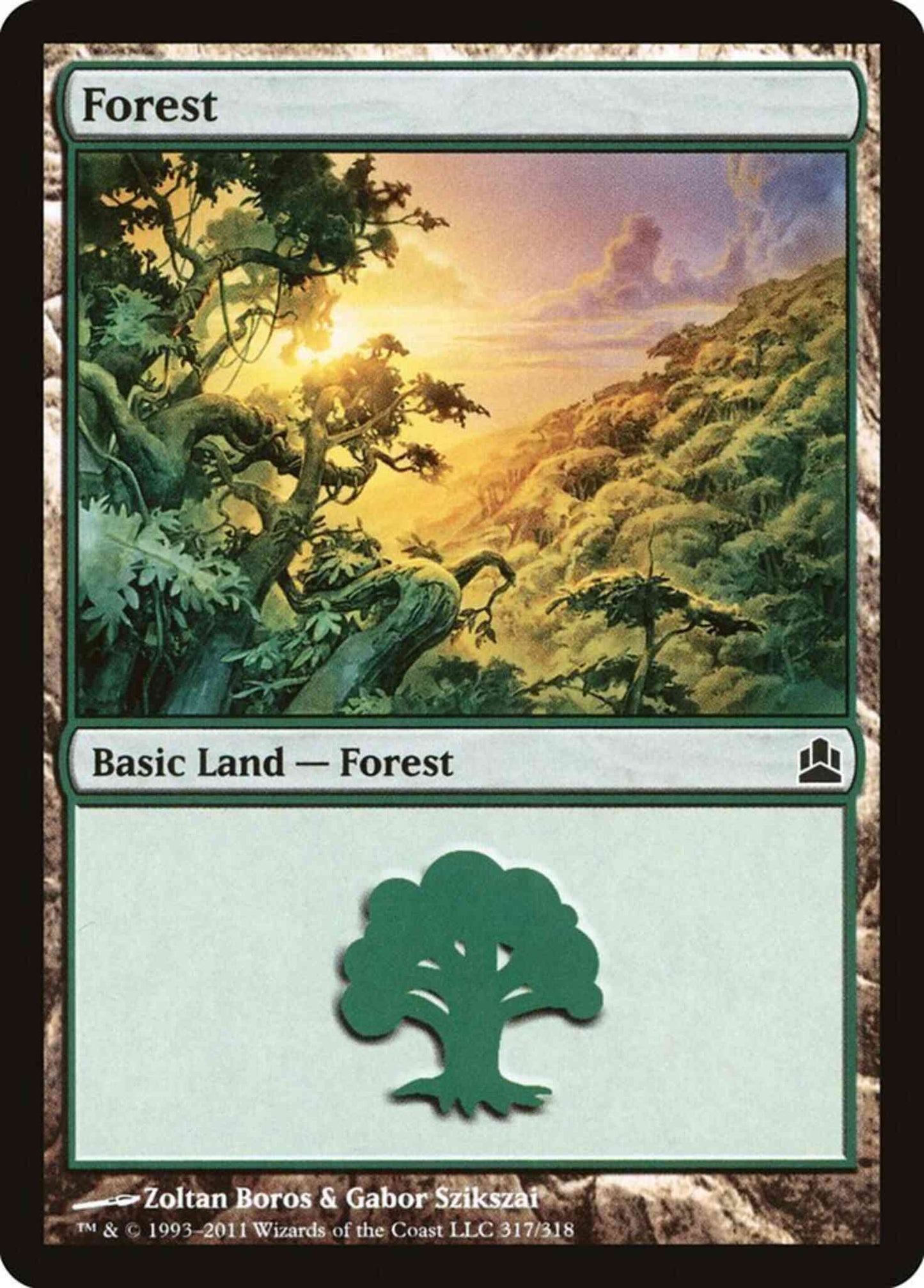 Forest [317] [Commander 2011] [Non-Foil]