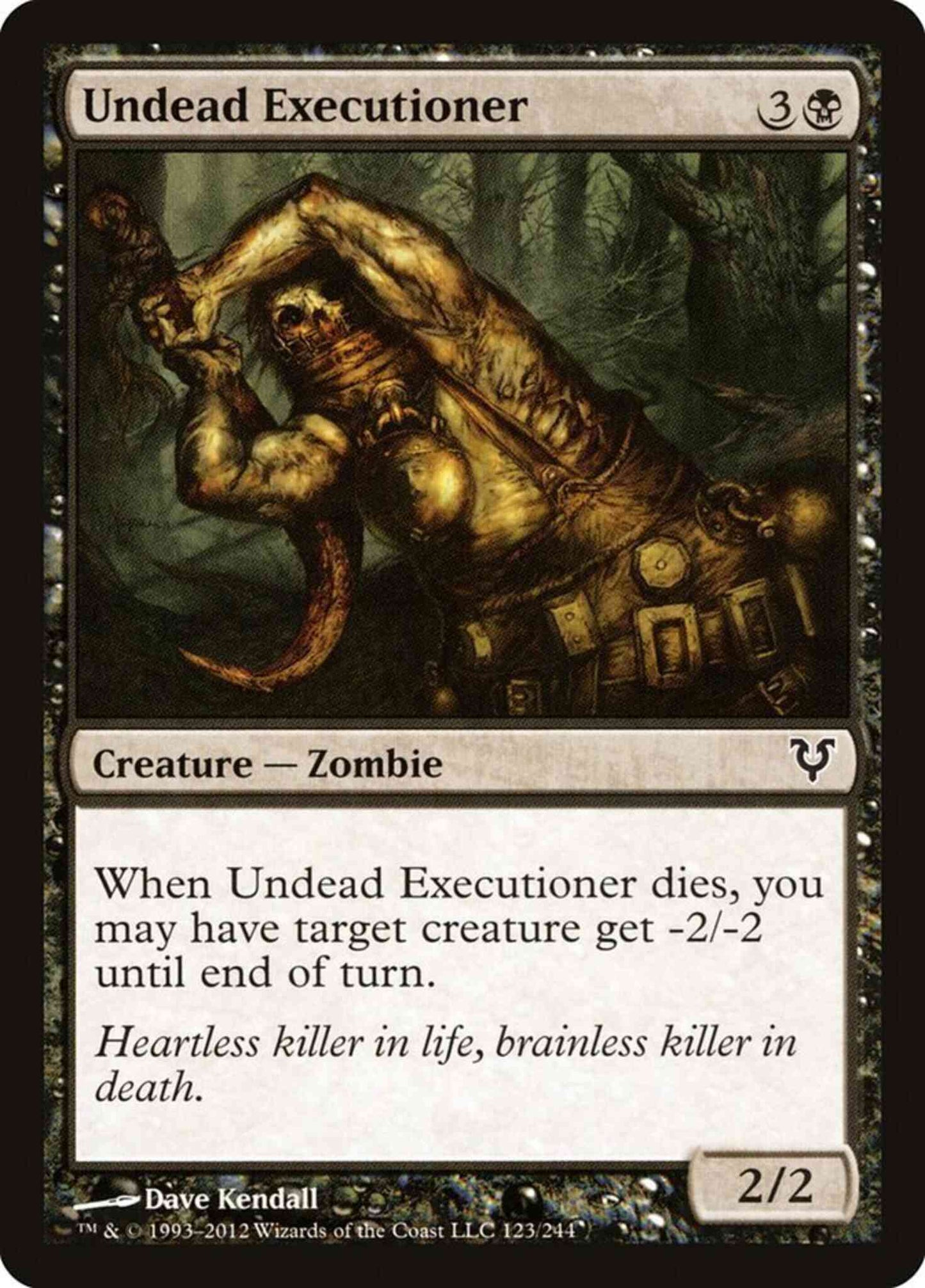 Undead Executioner [123] [Avacyn Restored] [Non-Foil]