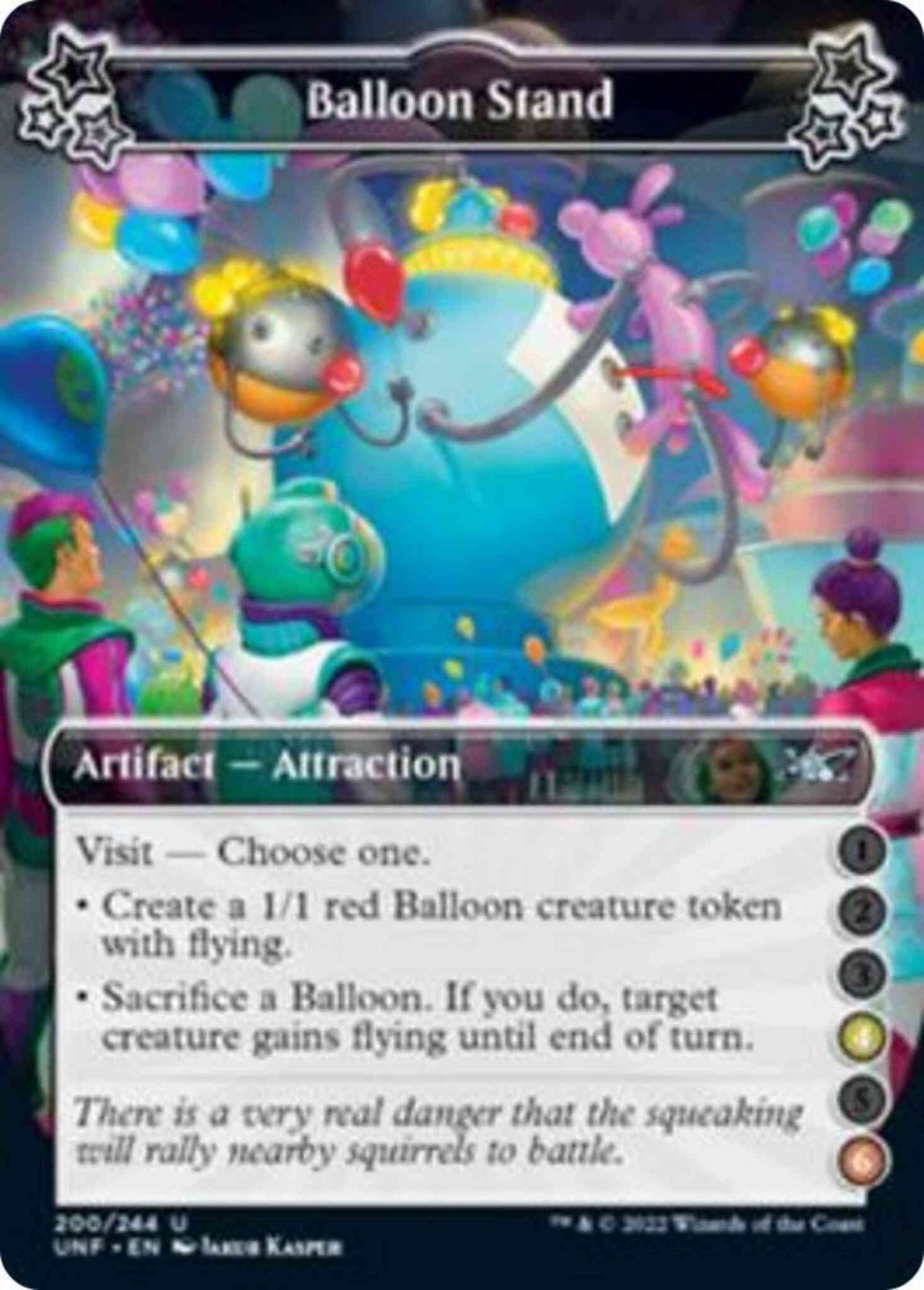 Balloon Stand (4/6) [200c] [Borderless] [Unfinity] [Non-Foil]