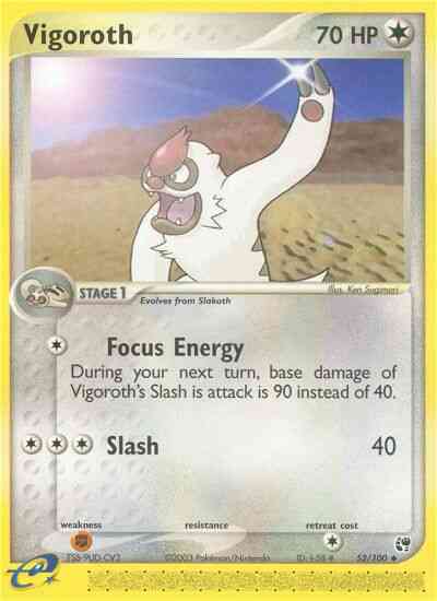 Vigoroth - 52/100 - Uncommon [ex2-52] [Reverse Holo]