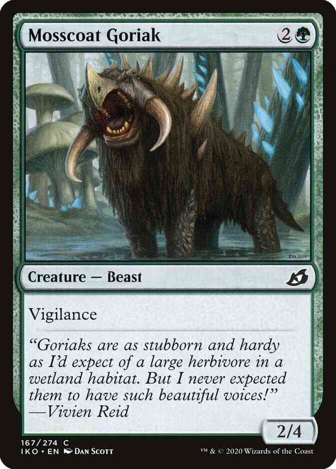 Mosscoat Goriak [167] [Ikoria: Lair of Behemoths] [Non-Foil]