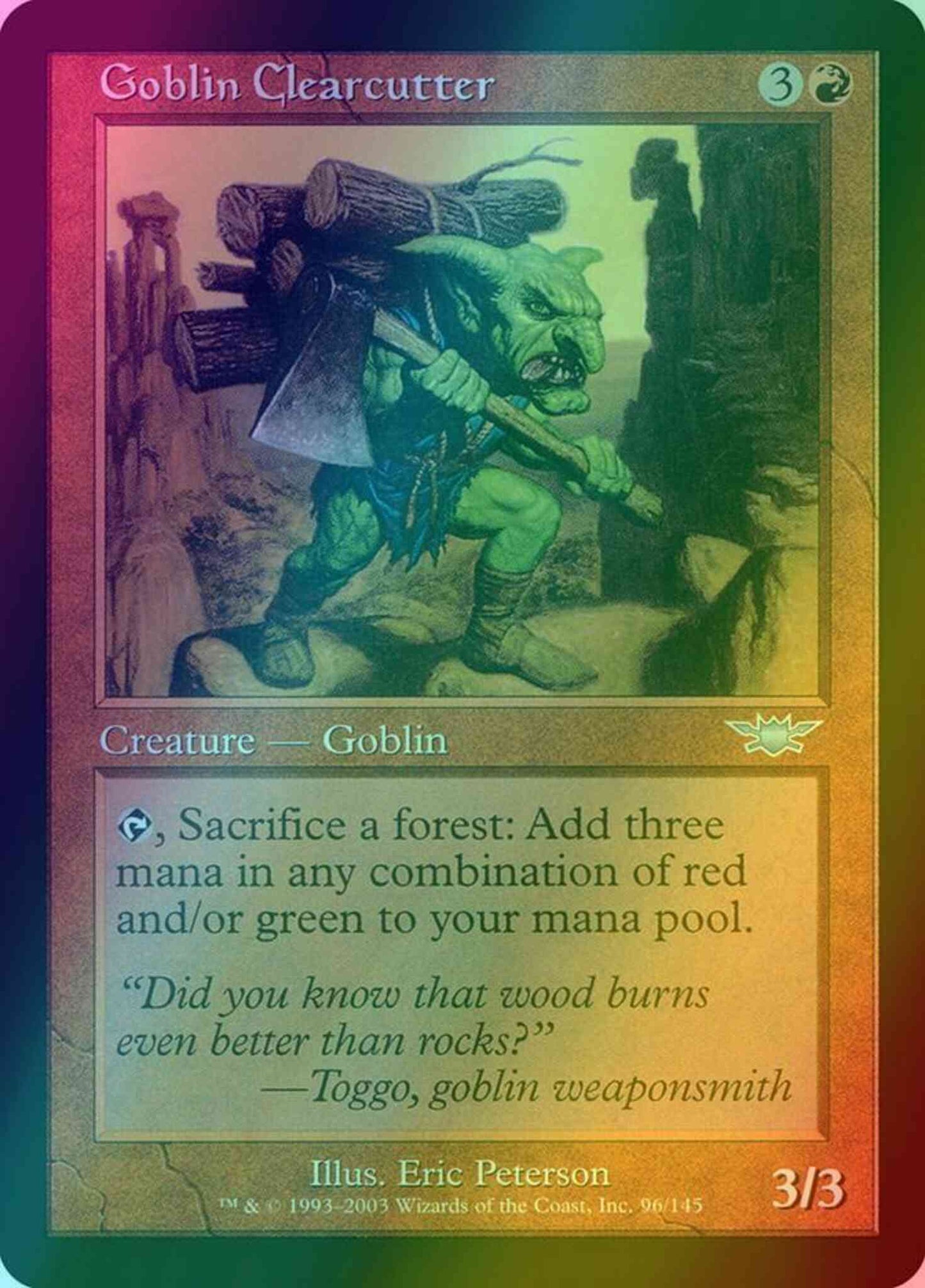 Goblin Clearcutter [96] [Legions] [Foil]