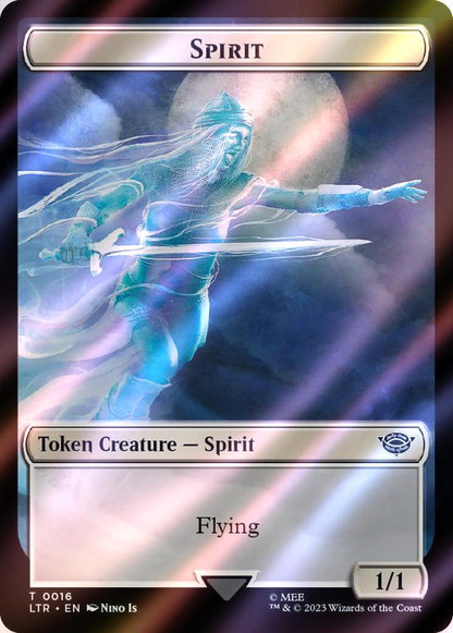Food Token (22) // Spirit Token (16) [The Lord of the Rings: Tales of Middle-earth: Tokens] [Surge Foil]