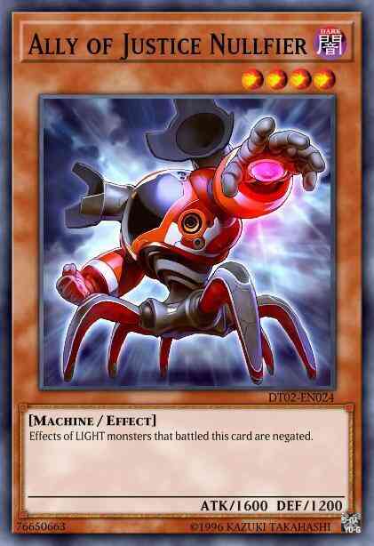 Ally of Justice Nullfier - HA02-EN018 - Super Rare - Unlimited