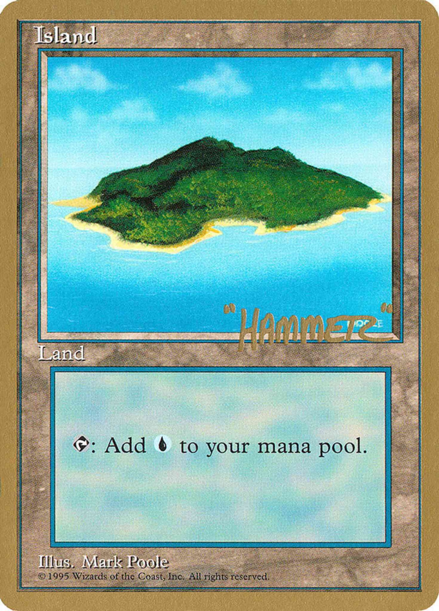 Island [sr367] [Shawn Regnier] [Green & Beach] [Pro Tour Collector Set] [Non-Foil]