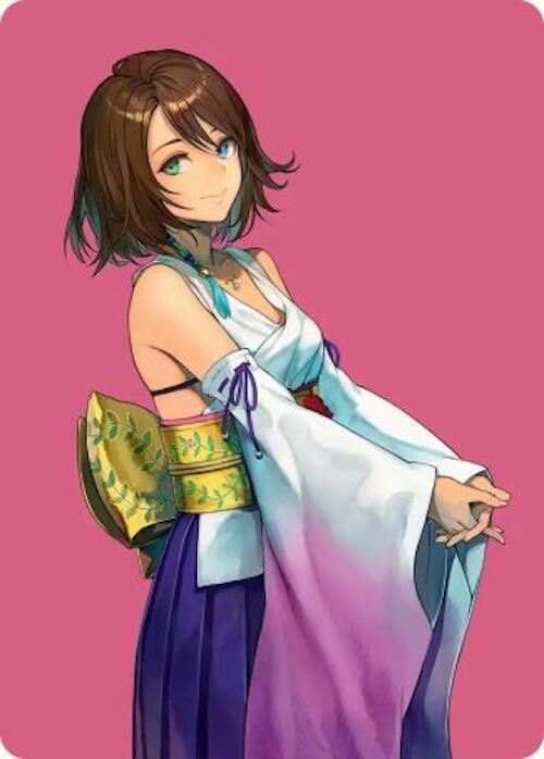 48/53 - Yuna, Hope of Spira Art Card [FINAL FANTASY: Art Series] [Non-Stamped]