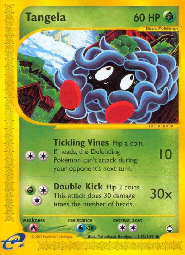 Tangela - 112/147 - Common [ecard2-112] [Reverse Holo]