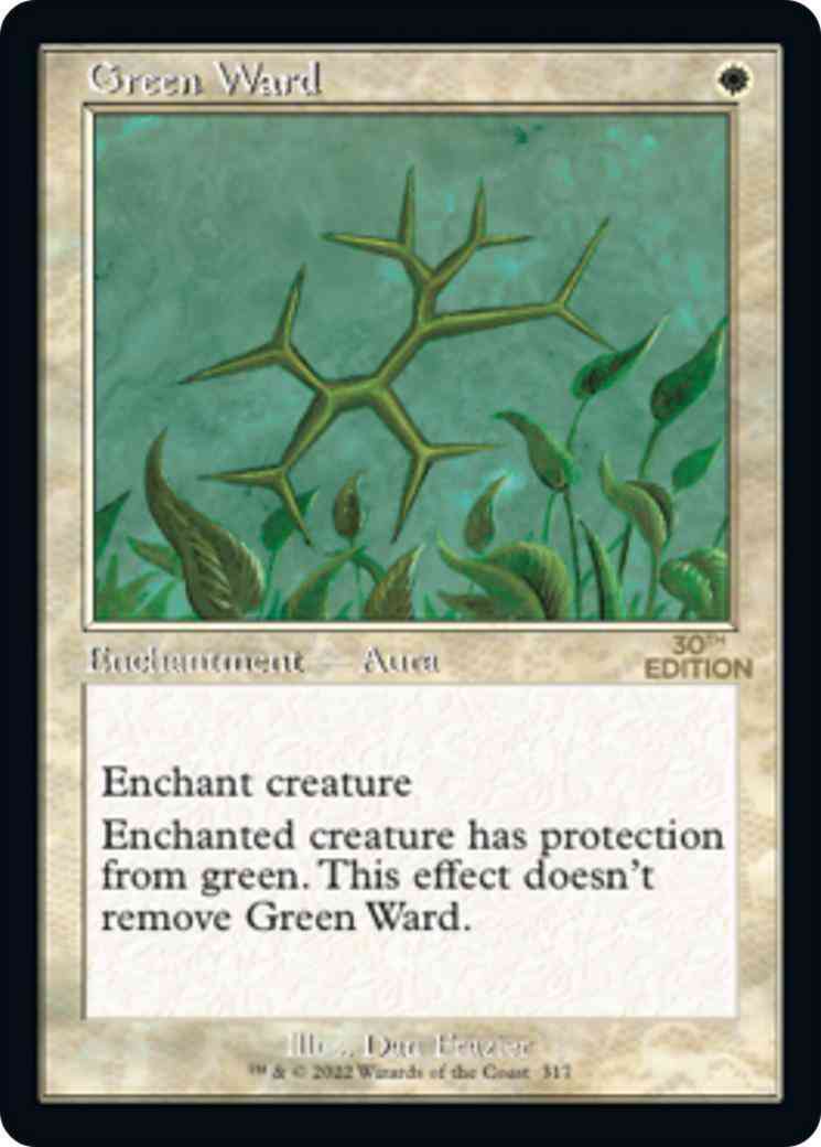 Green Ward [317] [Retro Frame] [30th Anniversary Edition] [Non-Foil]
