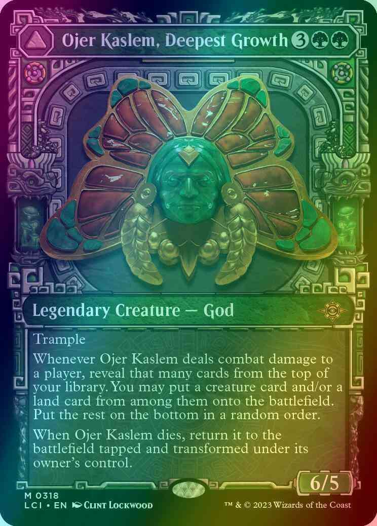 Ojer Kaslem, Deepest Growth // Temple of Cultivation [318] [Gods of Ixalan Showcase] [The Lost Caverns of Ixalan] [Foil]