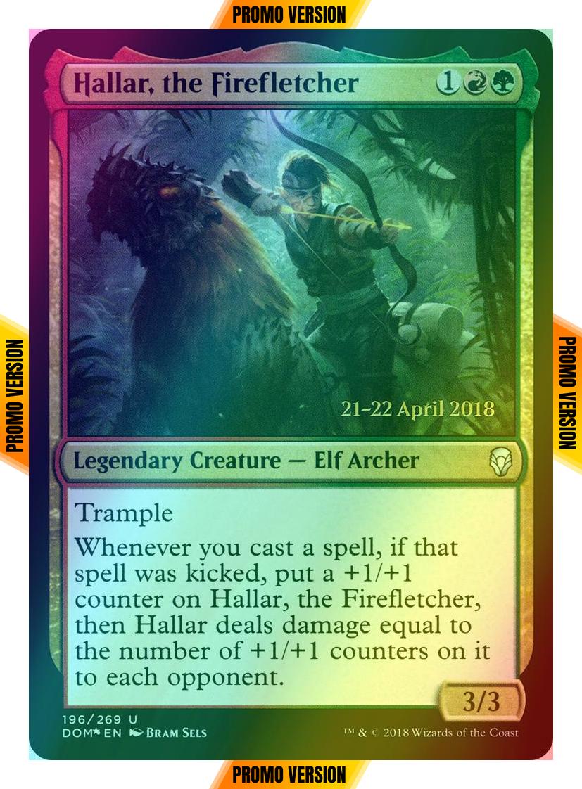 Hallar, the Firefletcher [196s] [Dominaria Promos] [Foil]