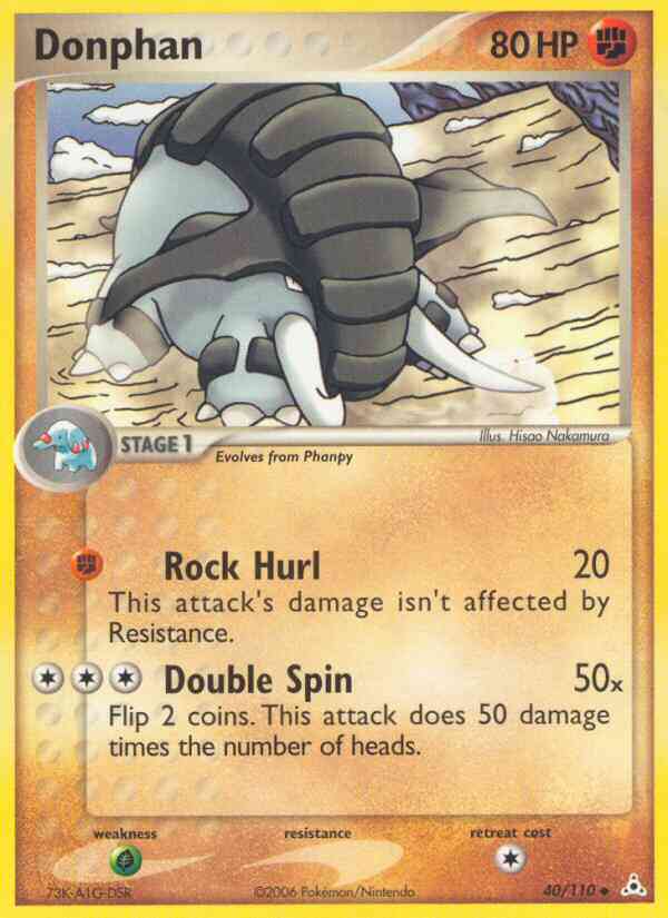 Donphan - 40/110 - Uncommon [ex13-40] [Non-Holo]