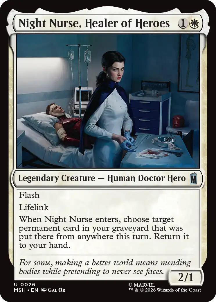 Night Nurse, Healer of Heroes [26] [Marvel Super Heroes] [Non-Foil]