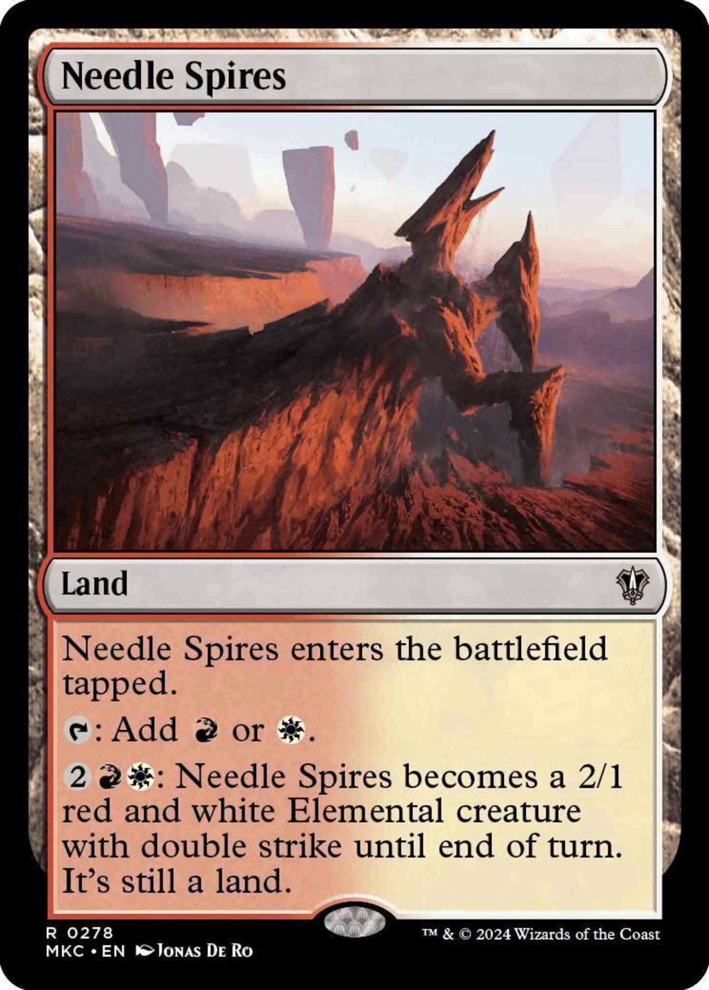 Needle Spires [278] [Murders at Karlov Manor: Commander] [Non-Foil]