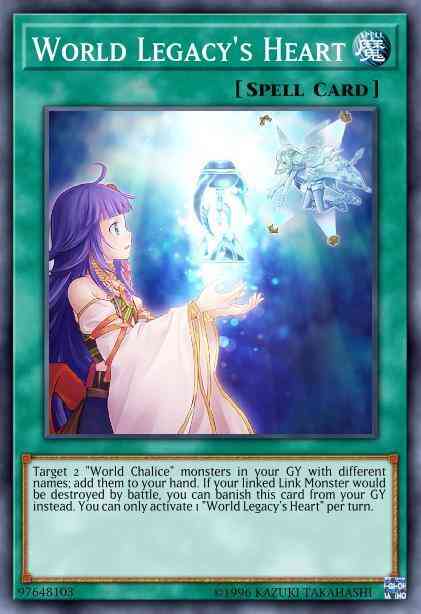 World Legacy's Heart - BLRR-EN099 - Ultra Rare - 1st Edition