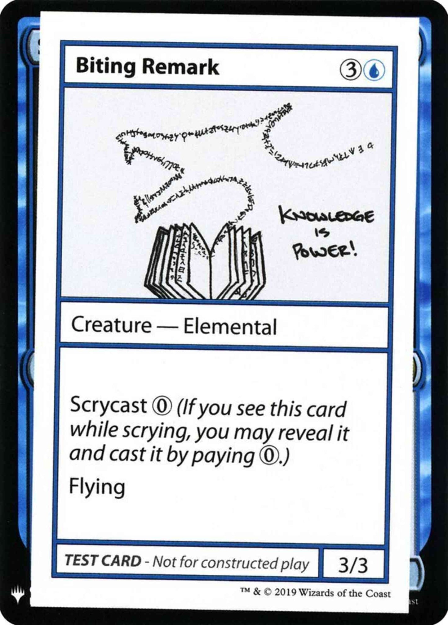 Biting Remark - Symbol [17] [Mystery Booster Playtest Cards 2019] [Non-Foil]