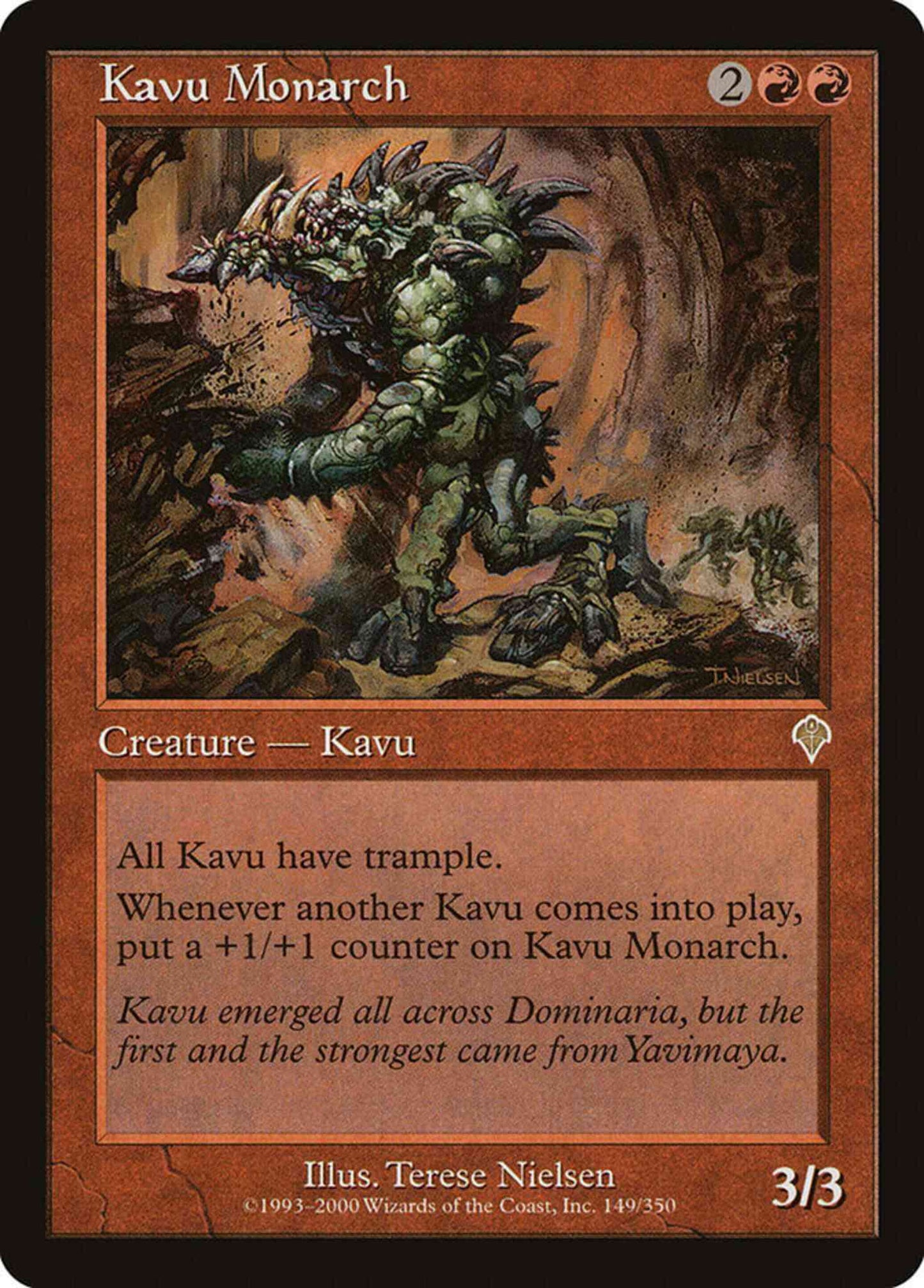 Kavu Monarch [149] [Invasion] [Non-Foil]