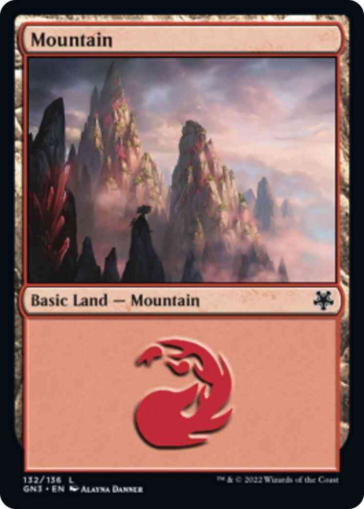 Mountain [132] [Game Night: Free-for-All] [Non-Foil]