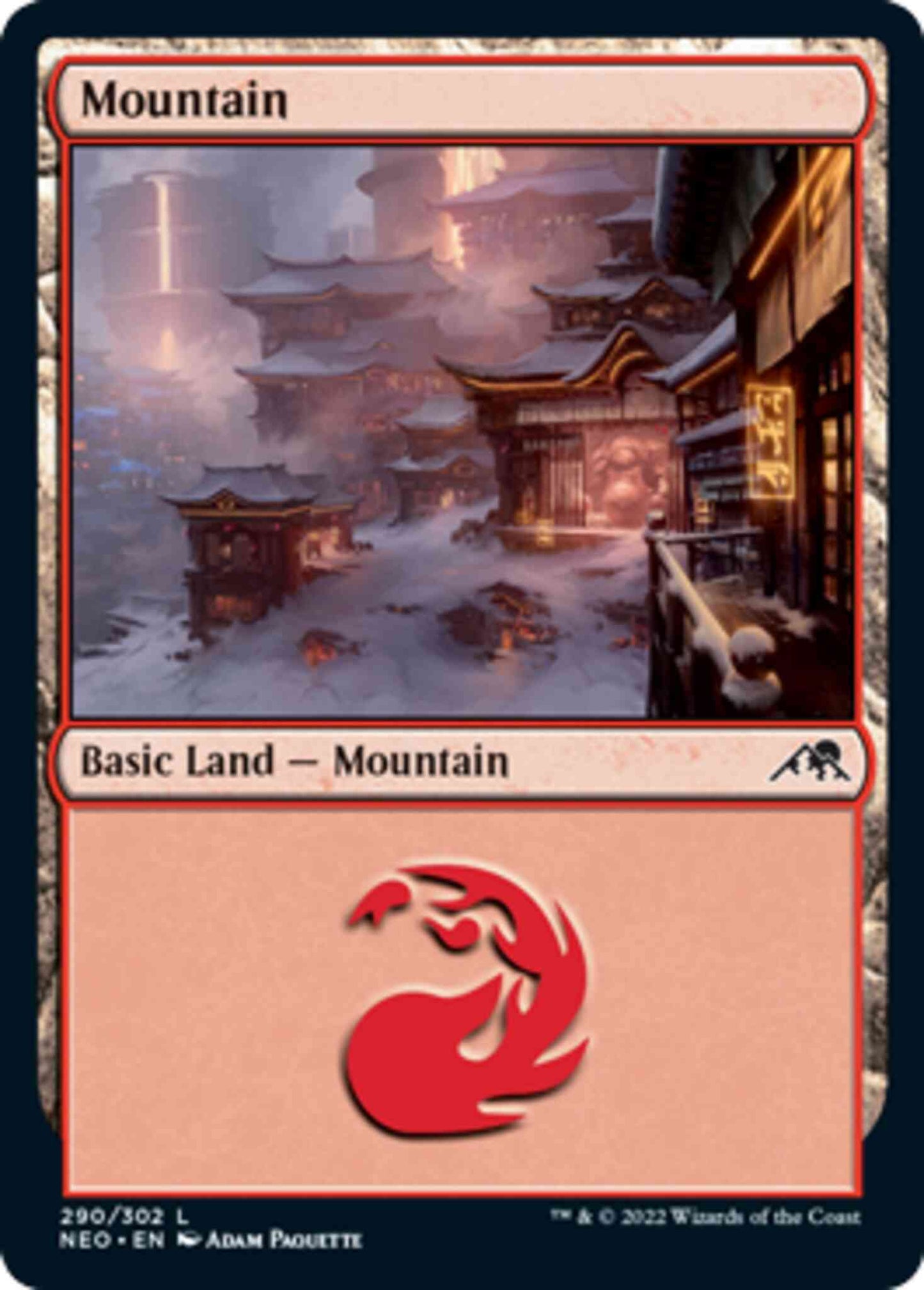 Mountain [290] [Kamigawa: Neon Dynasty] [Non-Foil]