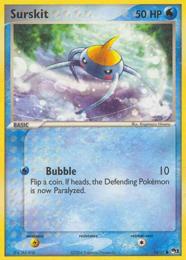 Surskit - 14/17 - Common [pop1-14] [Non-Holo]