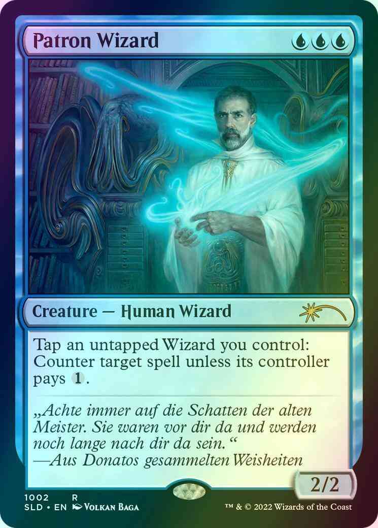 Patron Wizard [1002] [Volkan Baga] [Secret Lair Drop] [Foil]