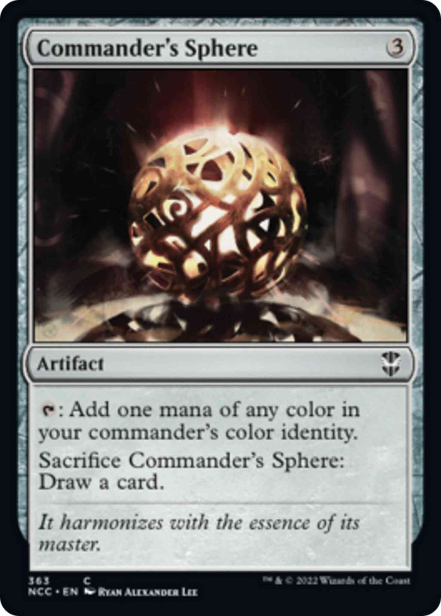 Commander's Sphere [363] [Streets of New Capenna: Commander] [Non-Foil]