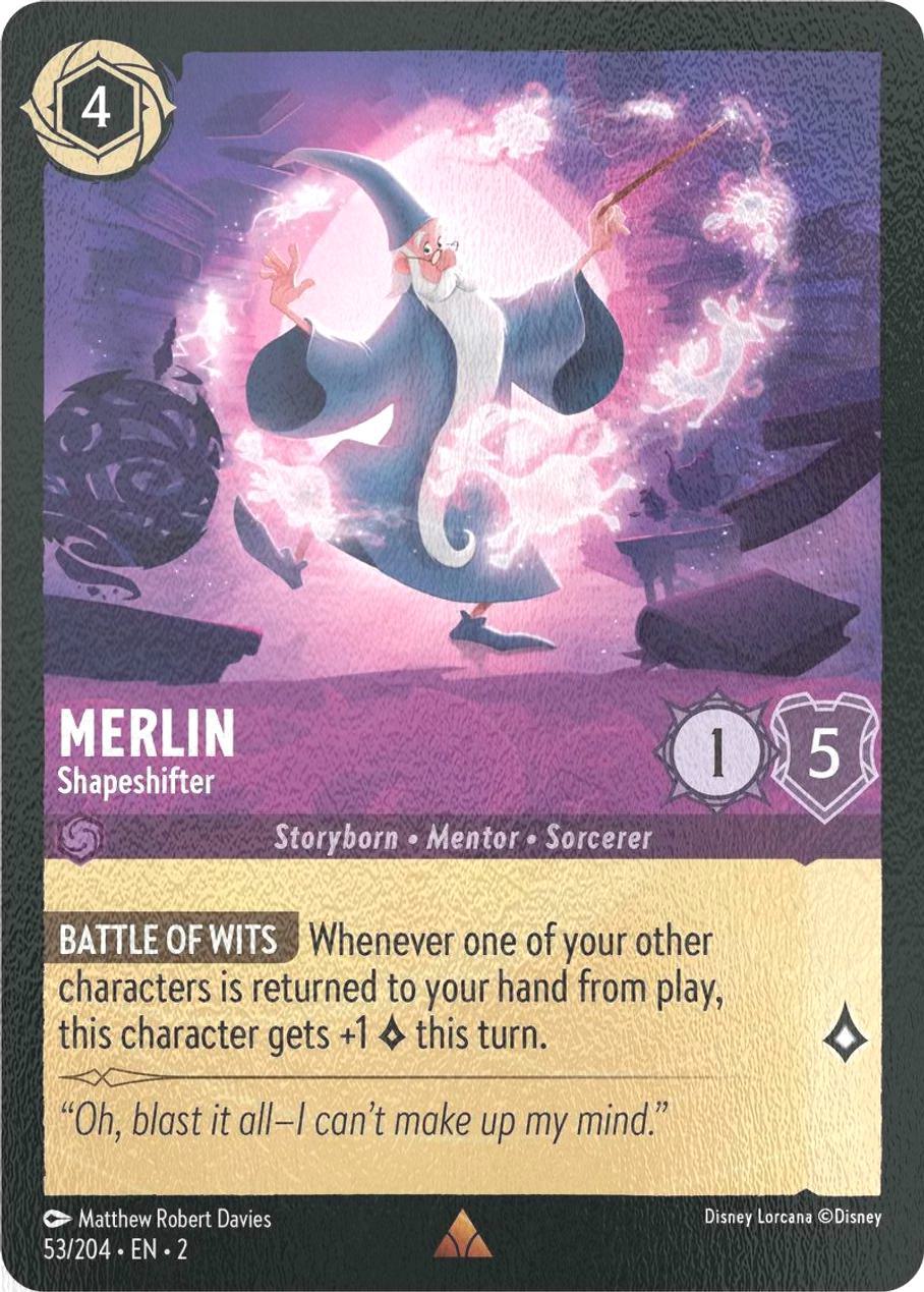 Merlin - Shapeshifter - 53/204 [Rise Of The Floodborn] [Cold Foil]