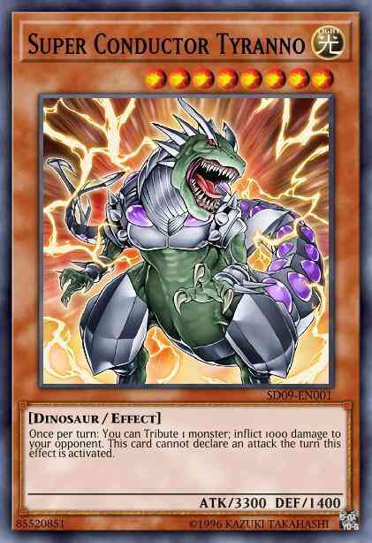 Super Conductor Tyranno - BP01-EN013 - Rare - 1st Edition