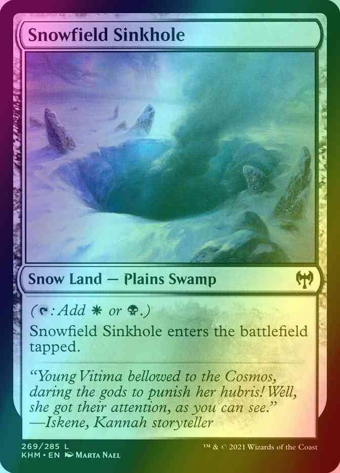 Snowfield Sinkhole [269] [Kaldheim] [Foil]