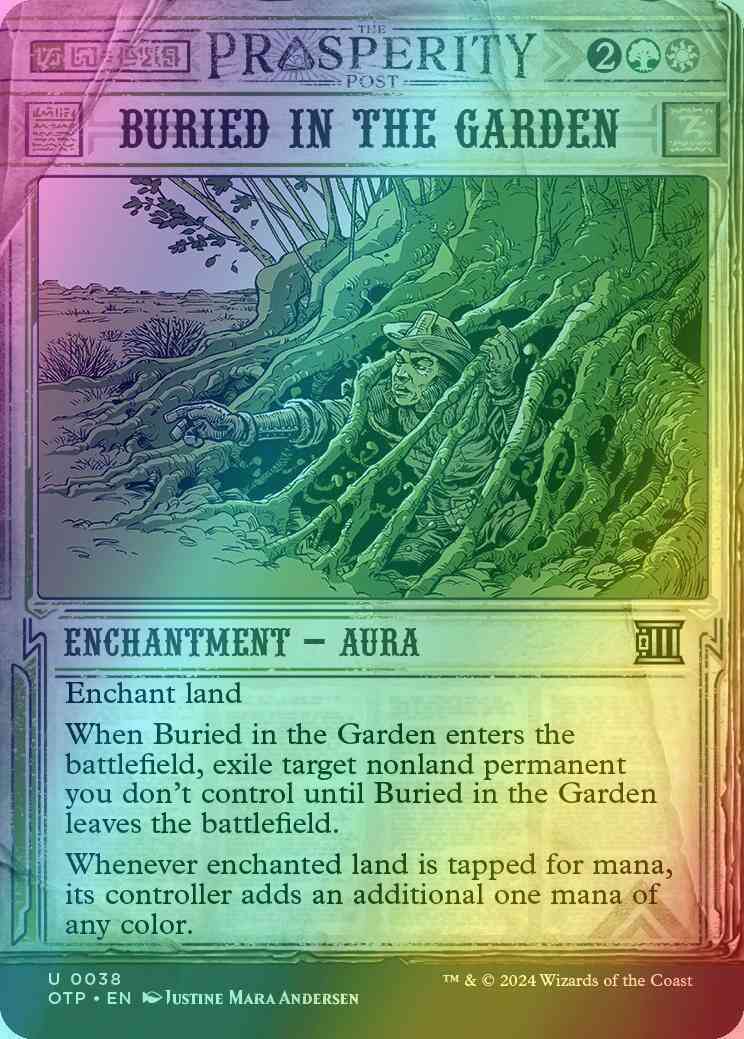 Buried in the Garden [38] [Breaking News Showcase] [Breaking News] [Foil]