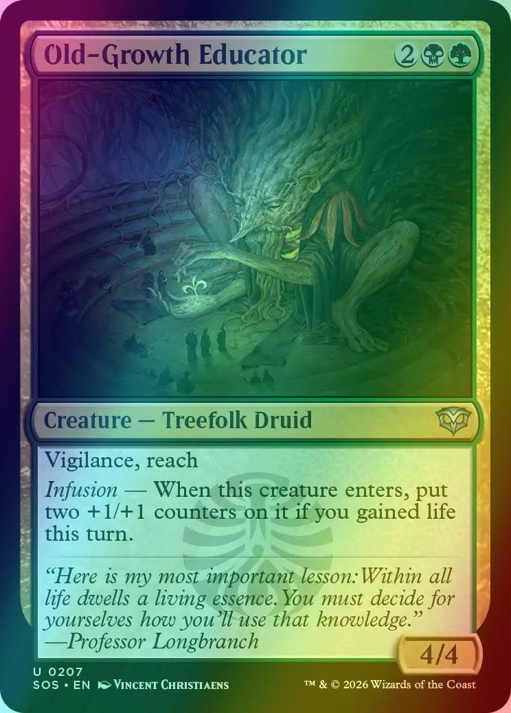Old-Growth Educator [207] [Secrets of Strixhaven] [Foil]