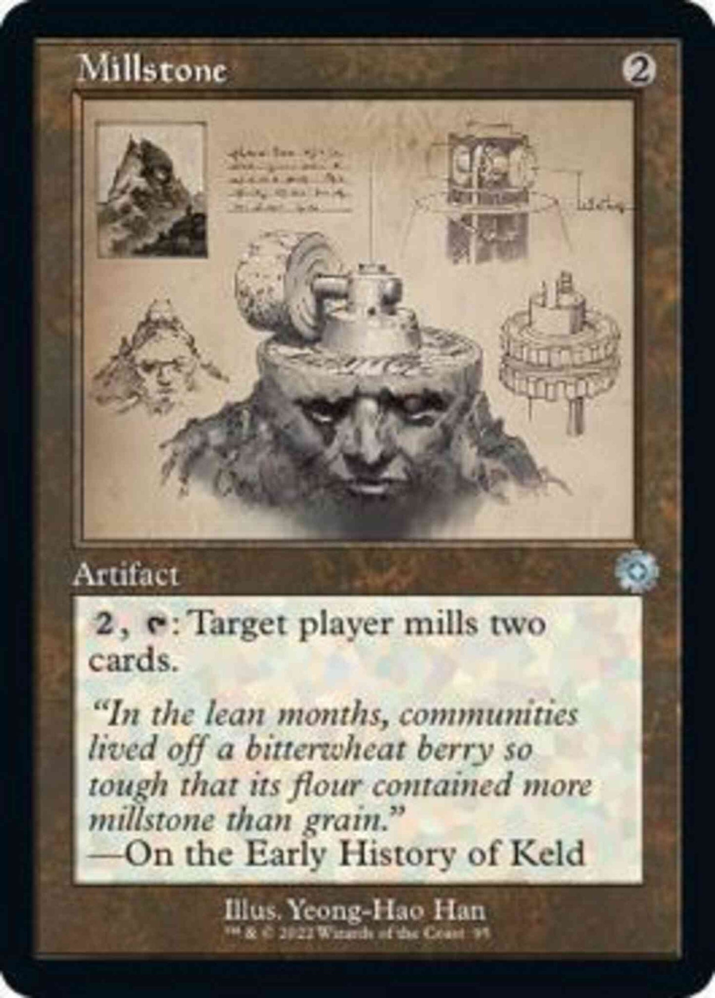 Millstone [95] [Retro Frame] [Schematic] [The Brothers' War Retro Artifacts] [Non-Foil]