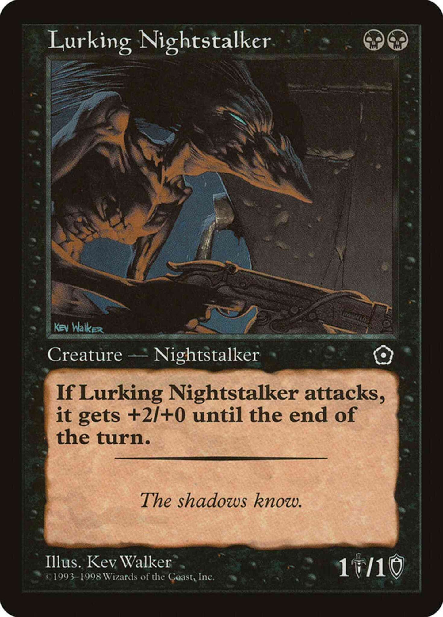 Lurking Nightstalker [77] [Portal Second Age] [Non-Foil]