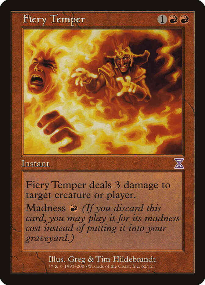 Fiery Temper [62] [Time Spiral Timeshifted] [Non-Foil]