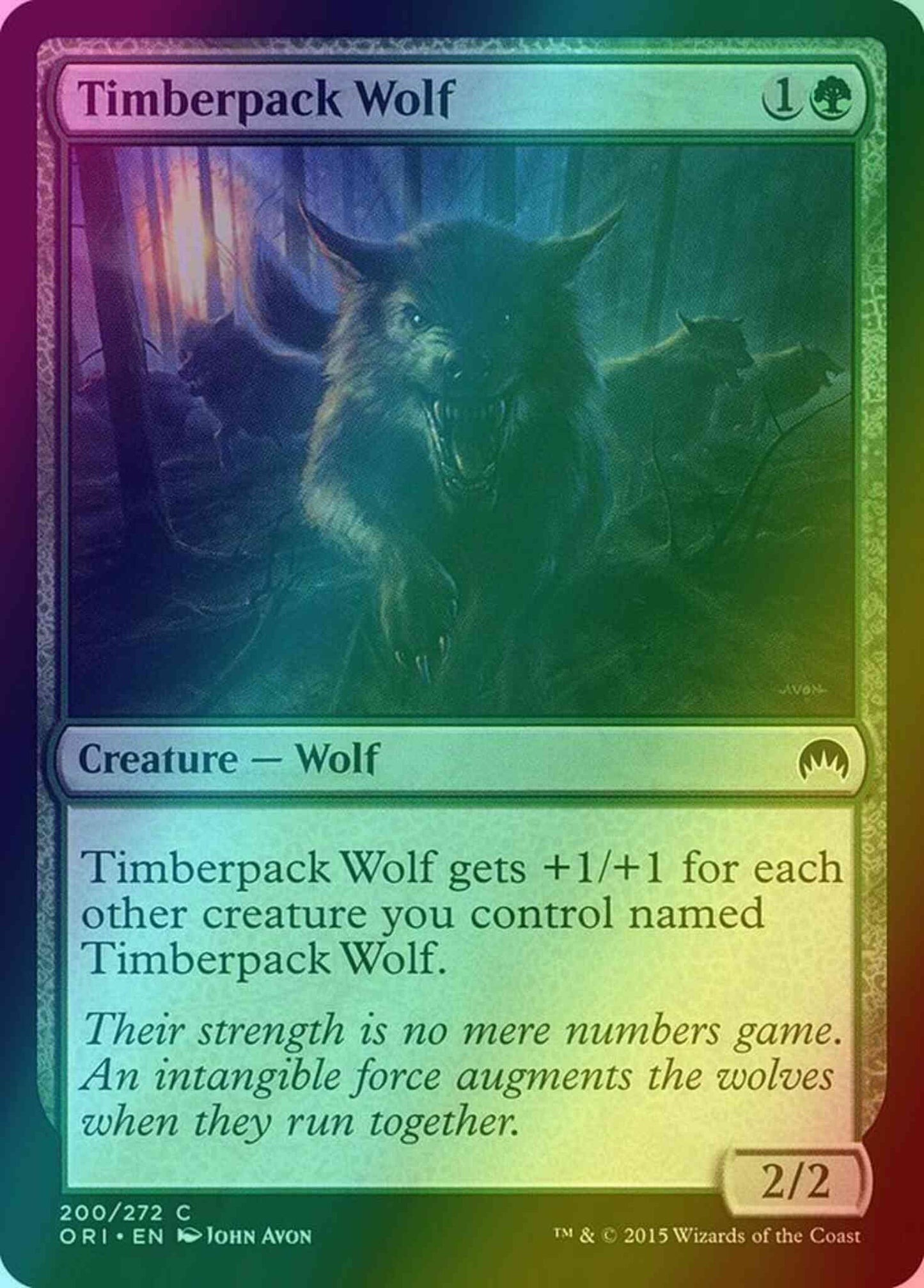 Timberpack Wolf [200] [Magic Origins] [Foil]