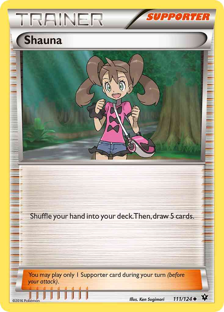 Shauna - 111/124 - Uncommon [xy10-111] [Reverse Holo]