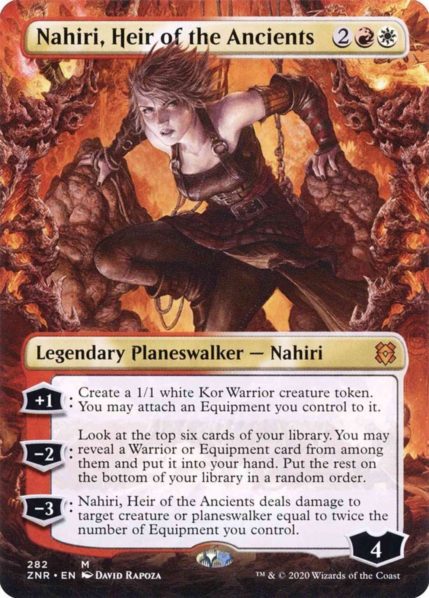 Nahiri, Heir of the Ancients [282] [Borderless] [Zendikar Rising] [Non-Foil]