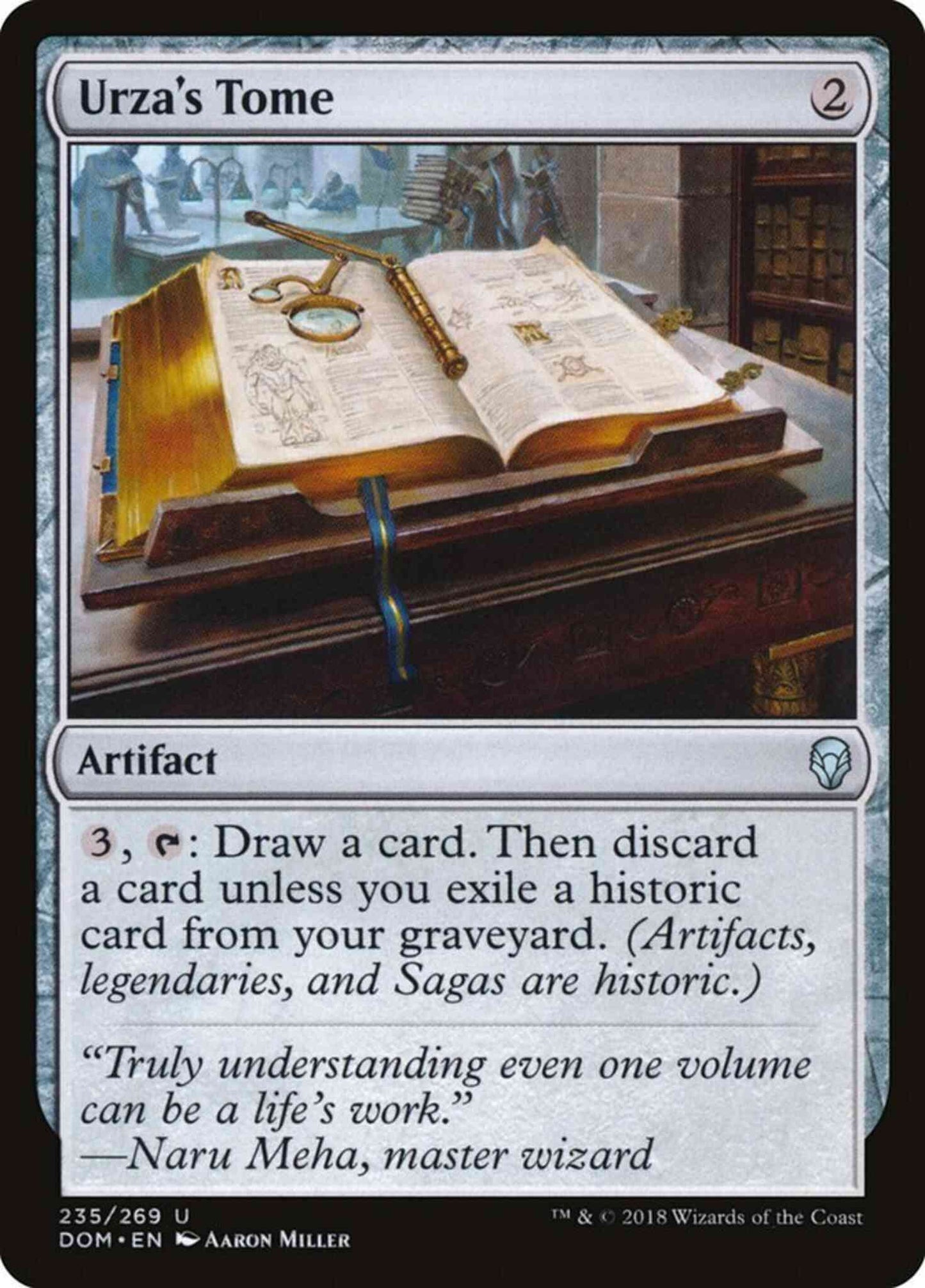 Urza's Tome [235] [Dominaria] [Non-Foil]