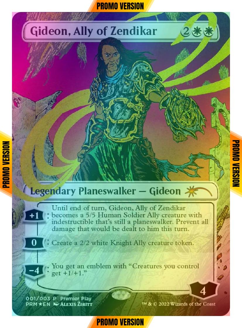 Gideon, Ally of Zendikar [1] [Regional Championship Qualifiers 2022] [Foil]