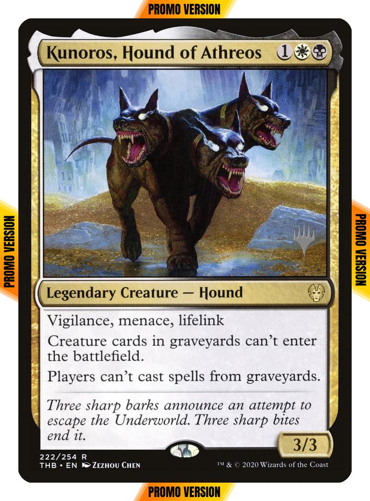 Kunoros, Hound of Athreos [222p] [Promo Pack] [Theros Beyond Death Promos] [Non-Foil]